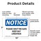 Signmission Please Shut The Gate Keep Out Livestock OSHA Notice Sign, Plastic, 10in W x 7in L, 2PK OS-2PACK-NS-P-710-L-17591 - alternate 5